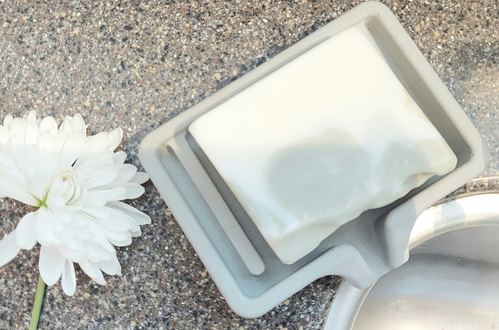 Concrete Soap Dish with Drain